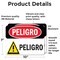Signmission 7 in Height, 10 in Width, Vinyl Decal, Rectangle, Spanish OS-2PACK-DS-D-710-LS-1301 - alternate 3
